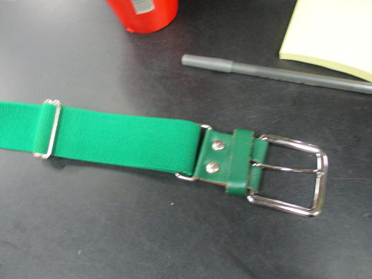 Used Adult Green Baseball Belt