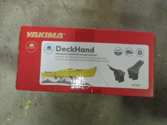 YAKIMA, DeckHand Roof Mounted Boat Rack for Vehicles, One Size Set of Mounts