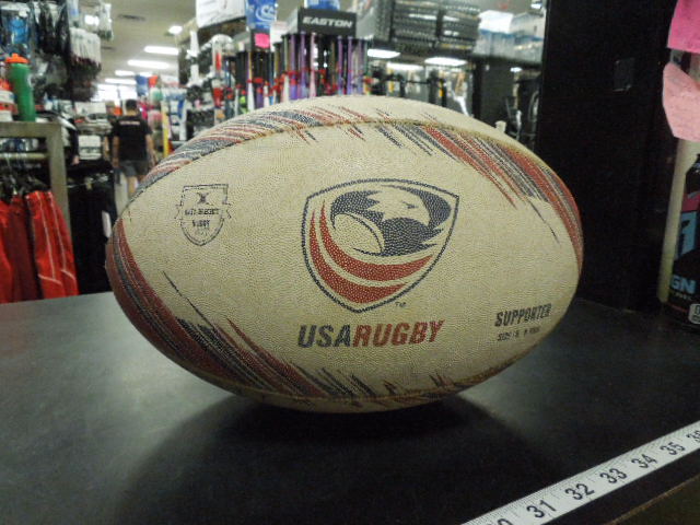 Load image into Gallery viewer, Used Gilbert USA Rugby Supporter Rugby Ball Size 5
