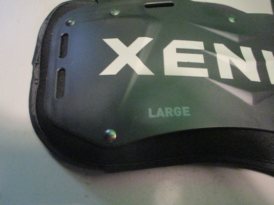 Used Xenith Large Black Football ShoulderPad BACKPLATE