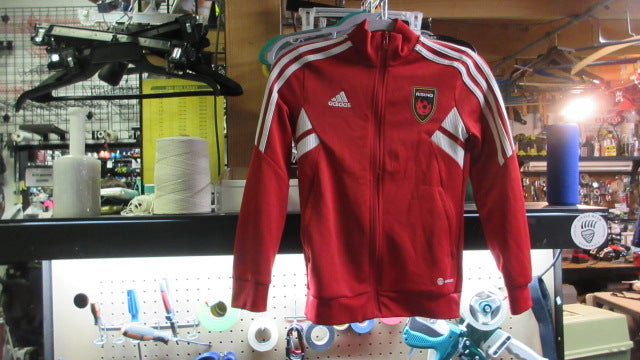 Load image into Gallery viewer, Used Adidas Soccer Jacket - Size Small
