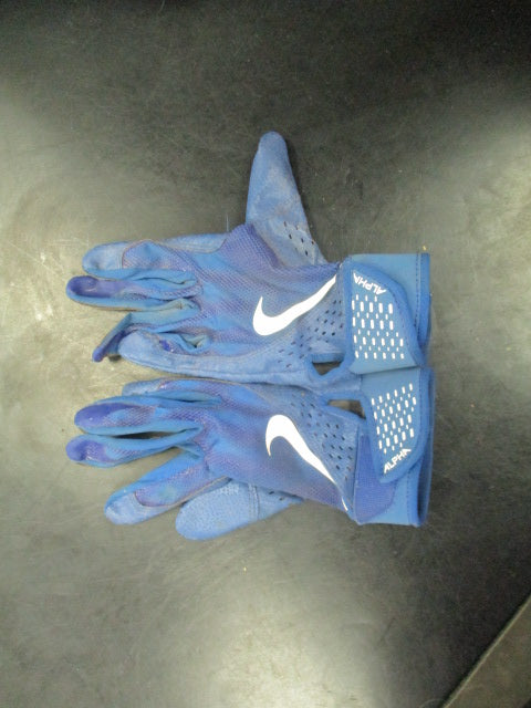 Used Nike Alpha Adult Batting Gloves Size Large