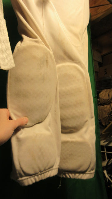 Load image into Gallery viewer, Used Champro Practice Football Pants Integrated Pads Adult Small - White
