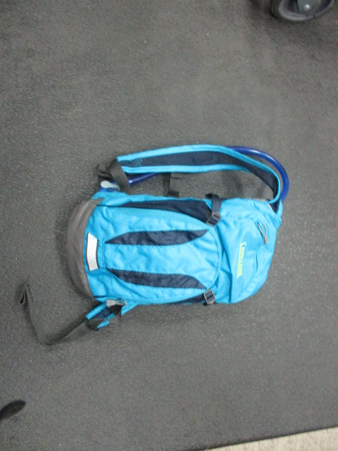 Used Camelbak Blue Hydration Pack W/ Bladder