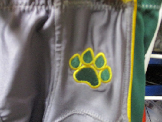 Used Grey & Green Football PAnts Youth Size Medium - no pads