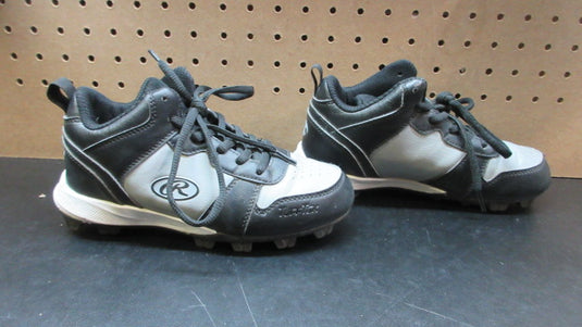 Used Rawlings Vertex Mid Youth Baseball Cleats - Size 1.5