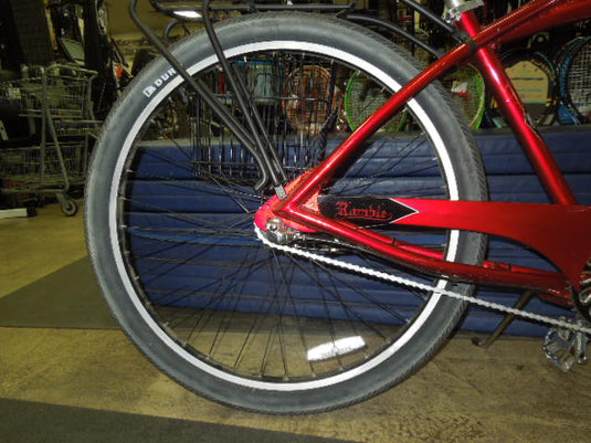 Used Phat Cycles Rumble Beach Cruiser 29" Wheels in Cherry Red