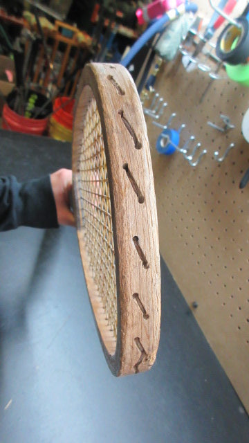 Load image into Gallery viewer, Used Vintage Practice Wood Tennis Racquet
