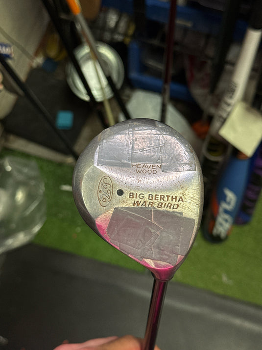 Heavy Use Callaway BIG BERTHA WAR BIRD Right Hand Heaven Wood Has Lead Tape