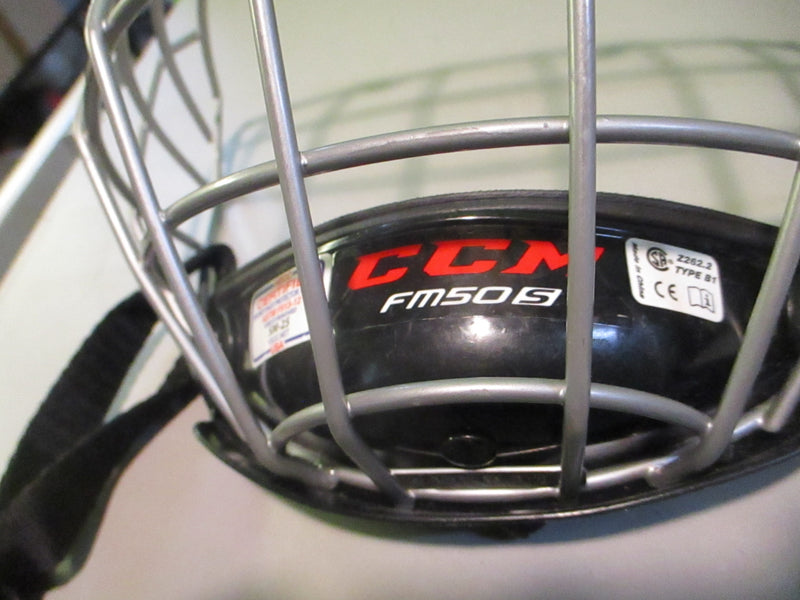 Load image into Gallery viewer, Used CCM FM50S Size S/M Hockey Helmet Mask
