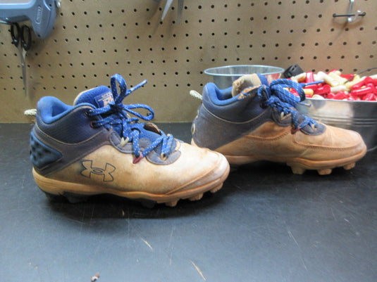 Used Under Armour Harper 8 Mid RM Baseball Cleats - Size Youth 3