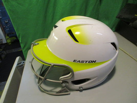 Used Easton Size 6 3/8 - 7 1/8 Batting Helmet W/ Face Guard