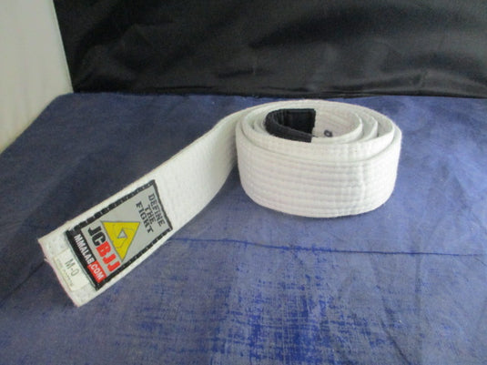 Used JB BJJ Brazilian Jiu Jitsu White Belt Size MOO