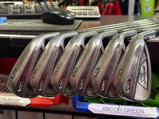 Used Titleist AP1 Dual Cavity Tungsten Nickel Core 6pc Right Hand Iron Set