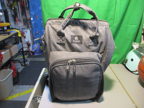 Used All Camp Picnic Backpack for 2 Person W/ Fleece Blanket, Plates and Cutlery