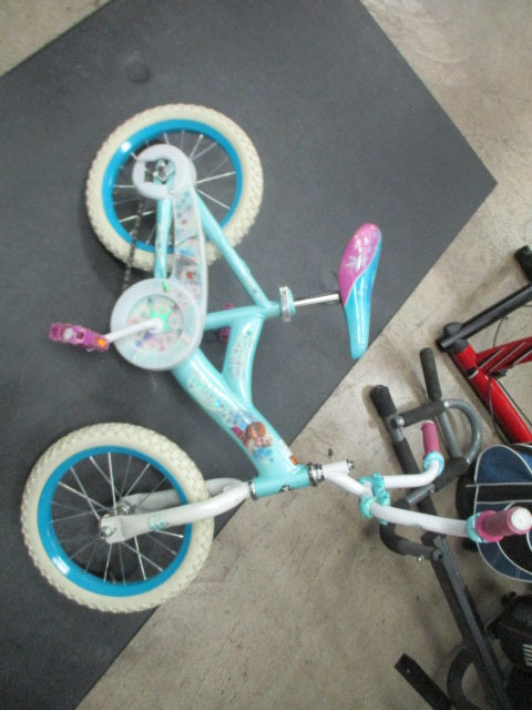 Load image into Gallery viewer, Used Huffy Frozen Disney 14&quot; Childrens Bicycle
