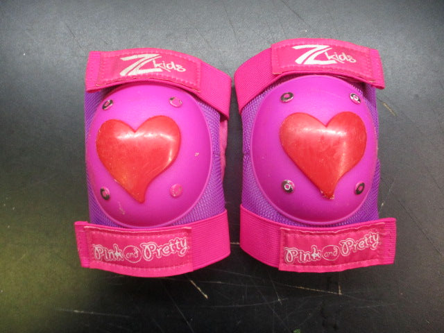 Load image into Gallery viewer, Used Z-Kids Pink &amp; Pretty Knee Pads - Youth
