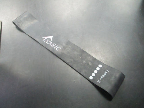 Used Evaric Black X-Heavy Resistance Band Loop