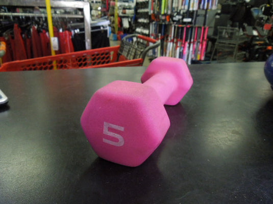 Used 5 lb Neoprene Dumbbell