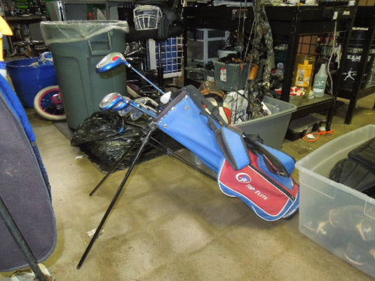 Used Top Flite XL jr 6pc Right Hand Golf Club Set with Bag