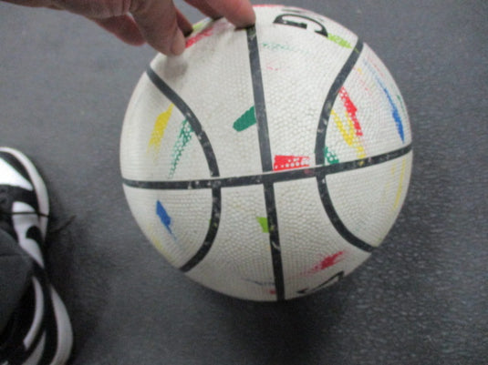 Used Spalding Marble Series Size 7 Basketball