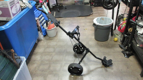 Used Tommy Armour Silver Scot TA-25 Golf Pull Cart- missing bottom strap