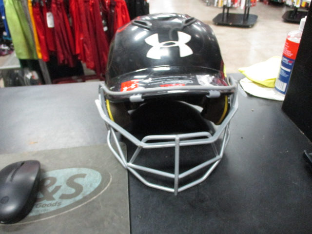 Load image into Gallery viewer, Used Under Armour Size Youth (One Size) Batting Helmet With Mask
