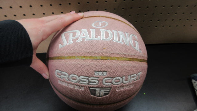 Load image into Gallery viewer, Used Spalding Cross Court Official Basketball - 28.5
