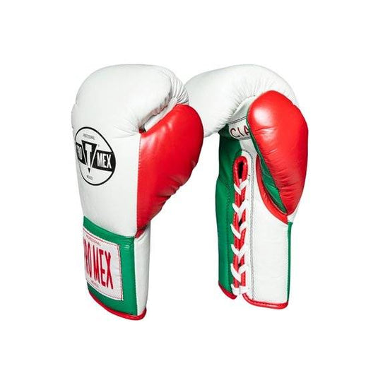 New Pro Mex Combatiente Pro Fight Gloves R/W/GR8oz