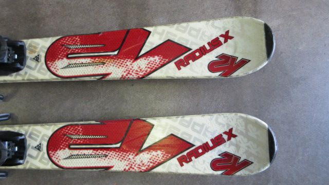 Load image into Gallery viewer, Used K2 Apache Radius X Downhill Skis Size 163 cm w/ Marker Bindings
