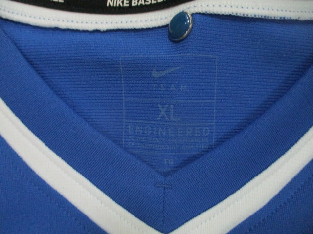 Load image into Gallery viewer, Nike Vapor Select V-Neck Baseball Jersey Royal Blue Men's Size XL
