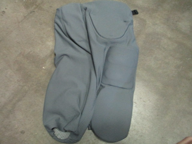 Load image into Gallery viewer, Used A4 Grey Football Pants w/ Pads Size Youth Medium
