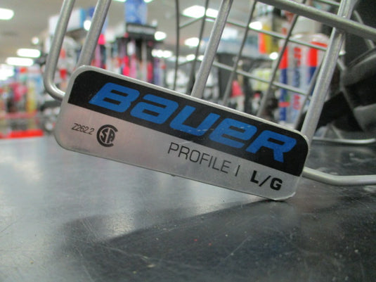 Used Bauer Profile Large Hockey Helmet Mask
