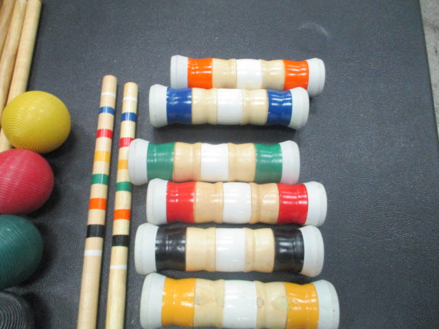 Load image into Gallery viewer, Used Halex Select 6-Player Croquet Set for Outdoor Games
