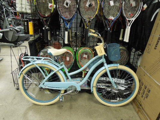 Used Huffy Nel Lusso 26" Beach Cruiser With Basket and Cup Holder