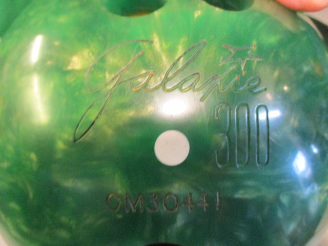 Load image into Gallery viewer, Used Galaxie 300 Green Bowling Ball 10lb
