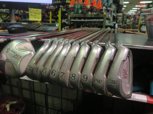 Used Lynx Lady XPC Plus Right Hand 12pc Ladies Golf Club Set 3-9i,pw,sw,3h,5h,D