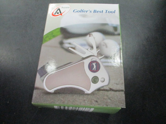 Ascent Golfers All In One Multitool for Golfers with Stroke Counter and Divot