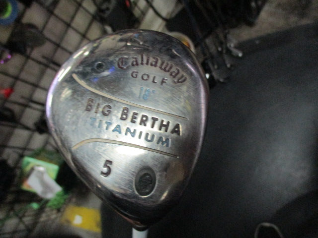 Load image into Gallery viewer, Used Big Bertha 18Deg Right Hand Ladies 5 Fairway Wood
