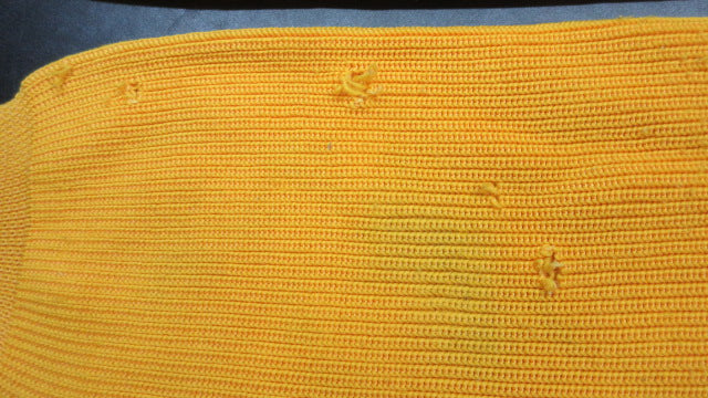 Load image into Gallery viewer, Used Bauer Team Yellow Hockey Socks Youth Size L/XL - holes
