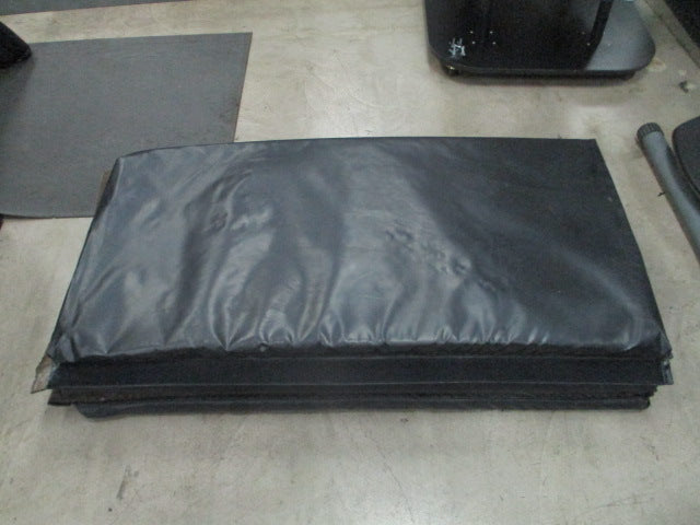 Load image into Gallery viewer, Used 4ft X 8ft X 2" Black Folding Gymnastics Mat (Heavy Wear)
