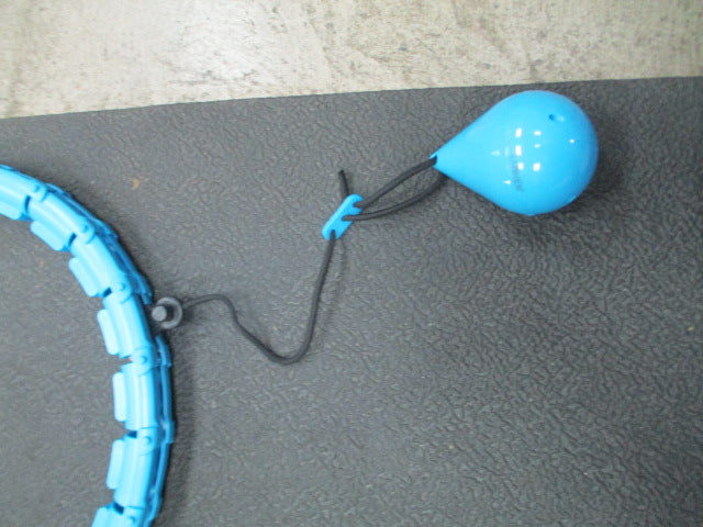 Load image into Gallery viewer, Used Weighted Hula Hoop Type Exercise Device 7 lb Attached Weight
