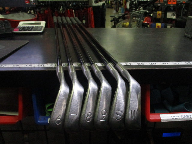 Load image into Gallery viewer, Used PING Eye 2 Black Dot Right Hand 6pc Iron Set 6-9i, S-Ww
