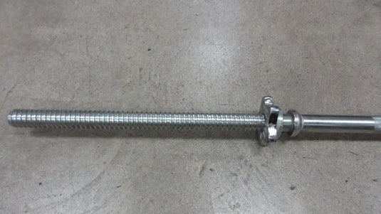 Used Chrome Fitness Bar w/ Spin Locks
