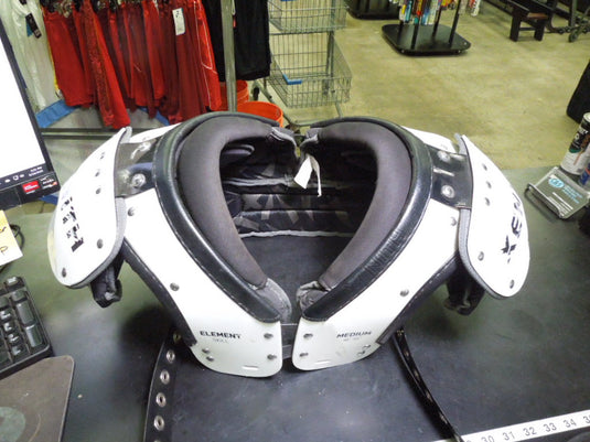 Used Xenith Element Skill Lineman Shoulder Pads Size Medium 18-19"