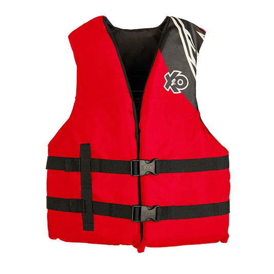 New X2O Universal Life Vest Adult Size SM/XL - Red Bionic