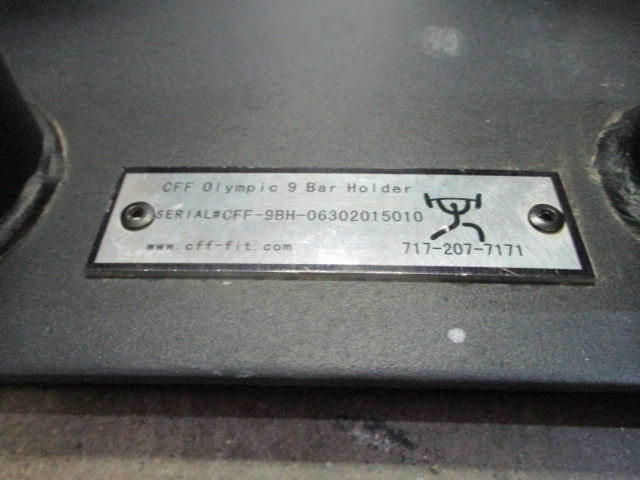 Load image into Gallery viewer, Used CFF Olympic 9 Piece Bar Holder
