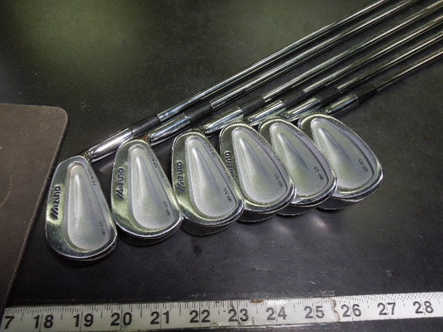 Load image into Gallery viewer, Used Mizuno MP-60 Cut Muscle 6pc Right Hand Blade Irons 4-9 + PW No 6 Iron
