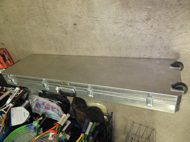 Load image into Gallery viewer, Used Cabelas Aluminum Wheeled Rifle Case 52"x14"x5"
