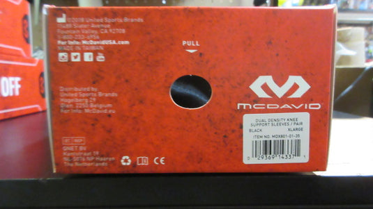 New McDavid XL Dual Density Knee Supports PAIR